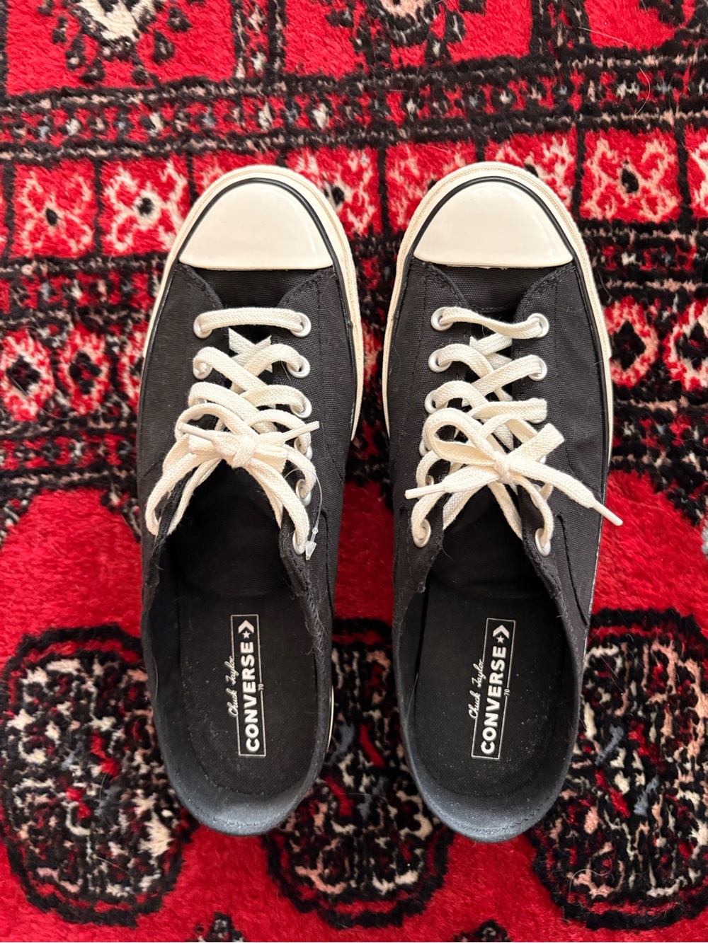 Men’s Converse Black Canvas Slip on Sneakers